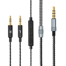 Load image into Gallery viewer, Flexural Replacement 1.2m Audio Cable With Mic For Sol Republic Master Tracks HD V8 V10 V12 X3 Headphone Audio Cable