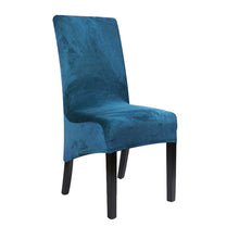 Load image into Gallery viewer, Velvet Extra Large Dining Chair Cover XL Size Slipcover for Chairs Long Back Kitchen Chair Covers Elastic Stretch