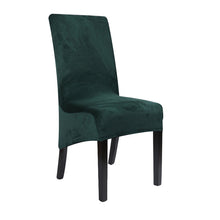 Load image into Gallery viewer, Velvet Extra Large Dining Chair Cover XL Size Slipcover for Chairs Long Back Kitchen Chair Covers Elastic Stretch