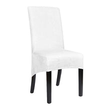 Load image into Gallery viewer, Velvet Extra Large Dining Chair Cover XL Size Slipcover for Chairs Long Back Kitchen Chair Covers Elastic Stretch