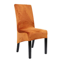 Load image into Gallery viewer, Velvet Extra Large Dining Chair Cover XL Size Slipcover for Chairs Long Back Kitchen Chair Covers Elastic Stretch