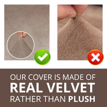 Load image into Gallery viewer, Velvet Extra Large Dining Chair Cover XL Size Slipcover for Chairs Long Back Kitchen Chair Covers Elastic Stretch