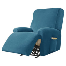 Load image into Gallery viewer, Velvet Plush Recliner Cover Split Design Stretch Lazy Boy Chair Cover Lounger Single Seater Couch Sofa Slipcover Armchair Covers