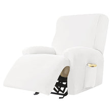 Load image into Gallery viewer, Velvet Plush Recliner Cover Split Design Stretch Lazy Boy Chair Cover Lounger Single Seater Couch Sofa Slipcover Armchair Covers