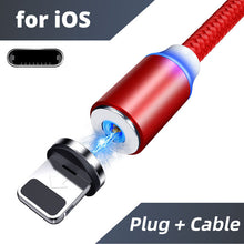Load image into Gallery viewer, Fonken Magnetic Charging Cable Type C Magnetic Cable For Samsung Xiaomi Mobile Phone Charger Micro USB Magnet Cable For Iphone