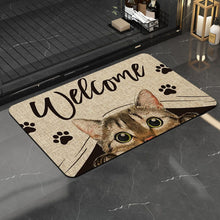 Load image into Gallery viewer, Four Cats Doormat Non-Slip Door Mat Waterproof Rugs Indoor Carpet Universal Welcome Mat Front Door Mud Absorbent for Floor Entra