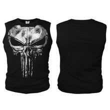 Load image into Gallery viewer, Frank Castle Superhero Cosplay Costumes Skull Vest Tank Top Daredevil T-shirt Cotton T shirt