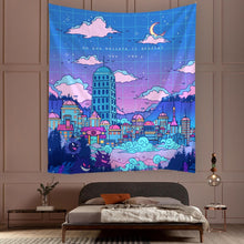 Load image into Gallery viewer, Fresh Comic Cartoon Tapestry Girl Kawaii Room Decora Romantic Tapestry Wall Hanging Tapestry