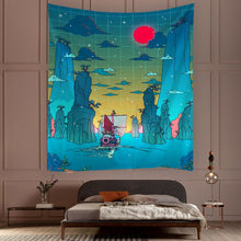 Load image into Gallery viewer, Fresh Comic Cartoon Tapestry Girl Kawaii Room Decora Romantic Tapestry Wall Hanging Tapestry