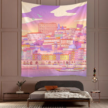 Load image into Gallery viewer, Fresh Comic Cartoon Tapestry Girl Kawaii Room Decora Romantic Tapestry Wall Hanging Tapestry