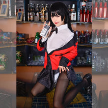 Load image into Gallery viewer, Full Set Kakegurui Jabami Yumeko Costume Anime Compulsive Gambler Yomozuki Runa Cosplay Red Japan School Girls Uniform
