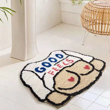 Load image into Gallery viewer, Funny Cartoon Bedside Rug Anti-Slip Absorbent Bathroom Mat Fluffy Soft Bedroom Carpet Plush Living Room Decorative Home Door Rug
