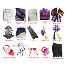 Load image into Gallery viewer, Game Genshin Impact Raiden Shogun Cosplay Costume Baal Sexy Women Kimono Dress Uniform Suit Halloween Costumes for Women
