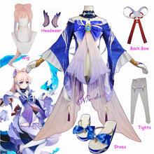 Load image into Gallery viewer, Game Genshin Impact Kokomi Cosplay Costume Sangonomiya Kokomi Wig Shoes Sexy Women Halloween Party Fancy Dress Outfit Full Set