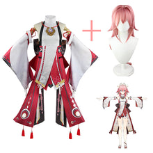 Load image into Gallery viewer, Game Genshin Impact Yae Miko Guuji Yae Cosplay Costume Wig Uniform Dress Suit Party Outfit Halloween Costumes for Women