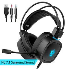 Load image into Gallery viewer, 7.1 Virtual 3.5mm Wired Headset RGB Light Game Headphones Noise Cancelling with Microphone for Laptop PS4 Gamer