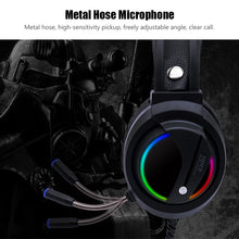Load image into Gallery viewer, 7.1 Surround Sound USB 3.5mm Wired RGB Light Game Headphones with Microphone for Tablet PC Xbox One 360