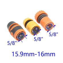 Load image into Gallery viewer, Garden Hose 1/2 3/4 1 Inch Quick Connector Waterstop Connector 16mm 20mm 25mm Hose Repair Garden Water Gun Fittings 1pcs