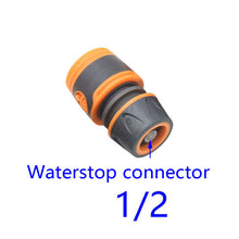 Load image into Gallery viewer, Garden Hose 1/2 3/4 1 Inch Quick Connector Waterstop Connector 16mm 20mm 25mm Hose Repair Garden Water Gun Fittings 1pcs