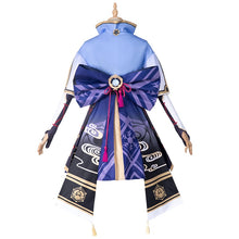 Load image into Gallery viewer, Genshin Impact Ayaka Kamisato Cosplay Anime Game Costume Women Party Halloween Costumes Wig Fan Dress Outfit Ayaka Kamisato XXL