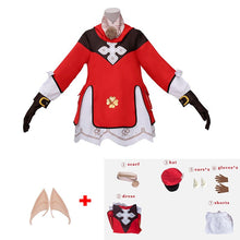 Load image into Gallery viewer, Genshin Impact Cosplay Klee Cosplay Costume Backpack Wigs Shoes Loli Party Outfit Uniform Christmas Halloween Costume Carnival