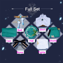 Load image into Gallery viewer, Genshin Impact Cosplay Venti Costume Halloween Anime Game Genshin Impact Venti Cosplay Wig Shoes Harp Prop Outfit