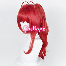 Load image into Gallery viewer, Wigs Halloween Genshin Impact Diluc Cosplay Wig High Ponytail Red Wig Cosplay Anime Cosplay Wigs Heat Resistant Synthetic