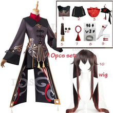 Load image into Gallery viewer, Genshin Impact Hutao Cosplay Costume Uniform Wig Cosplay Game Hu Tao hat shoes Chinese Style Halloween Women kids girl child