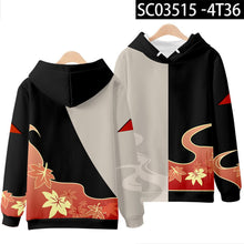 Load image into Gallery viewer, Genshin Impact Kaedehara Kazuha Cosplay Hoodie Women Men Harajuku Sweatshirt Streetwear Hip Hop Pullover Hooded Jacket Outerwear