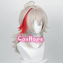 Load image into Gallery viewer, Genshin Impact Kazuha Cosplay Wig 46cm Pink Mixed Red Wig Cosplay Anime Cosplay Wigs Heat Resistant Synthetic Wigs Halloween