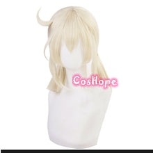 Load image into Gallery viewer, Genshin Impact Klee Cosplay Wig 45cm Golden Wig Cosplay Anime Cosplay Wigs Heat Resistant Synthetic Wigs Halloween for Girls