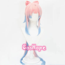 Load image into Gallery viewer, Halloween Genshin Impact Kokomi Cosplay Wig 120cm Pink Mixed Blue Wig Cosplay Anime Cosplay Wigs Heat Resistant Synthetic Wigs