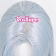 Load image into Gallery viewer, Genshin Impact Shenhe Cosplay Wig Pre Braided 95cm Dyeing Light Blue Wig Cosplay Anime Cosplay Wig Heat Resistant Synthetic Wigs
