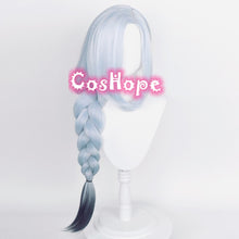 Load image into Gallery viewer, Genshin Impact Shenhe Cosplay Wig Pre Braided Wig 80cm Gray Gradient Wig Cosplay Cosplay Wig Heat Resistant Synthetic Wigs