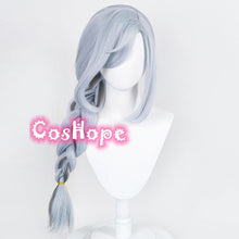 Load image into Gallery viewer, Genshin Impact Shenhe Cosplay Wig Pre Braided Wig 80cm Gray Gradient Wig Cosplay Cosplay Wig Heat Resistant Synthetic Wigs
