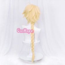 Load image into Gallery viewer, Genshin Impact Traveler Cosplay Aether Lumine Blond Wig Cosplay Anime Cosplay Wigs Heat Resistant Synthetic Wigs Halloween
