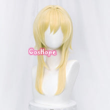 Load image into Gallery viewer, Genshin Impact Traveler Cosplay Aether Lumine Blond Wig Cosplay Anime Cosplay Wigs Heat Resistant Synthetic Wigs Halloween