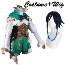 Load image into Gallery viewer, Genshin Impact Venti Cosplay Costume Barbatos Cloak Wig Accessories Suit Halloween Costumes for Women Men