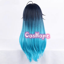 Load image into Gallery viewer, Genshin Impact Venti Cosplay Unisex 50cm Blue Wig Cosplay Anime Cosplay Braid Wigs Heat Resistant Synthetic Wigs Halloween