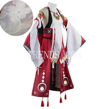 Load image into Gallery viewer, Genshin Impact Yae Miko Cosplay Costume Guuji Yae Fancy Outfits Full Set Unifrom Dress Wig Headwear Amulet Guuji Yae Game Suits
