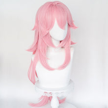 Load image into Gallery viewer, Genshin Impact Yae Miko Cosplay Wig Scalp Simulation Pink Long Pre-Styled Anime Wigs Genshin Inazuma Yae Miko Cosplay Hair
