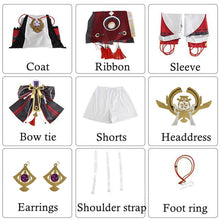 Load image into Gallery viewer, Women's Genshin Impact Yae Miko Guuji Yae Cosplay Costume Deguisement Wig Dress Party Outfit Halloween Costumes