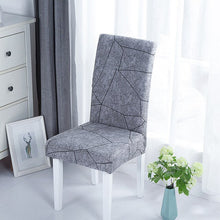 Load image into Gallery viewer, Geometric Dining Chair Cover Spandex Elastic Chair Slipcover Case Stretch Chair Covers for Wedding Hotel Banquet Dining Room
