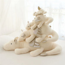 Load image into Gallery viewer, Giant Huggable Green White Dinosaur Plush Toys Stuffed Animal Pterosaurs Soft Dragon Peluche Doll Children Gifts