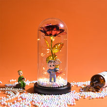 Load image into Gallery viewer, Glass Preserved Rose Galaxy Rose LED Light Artificial Flowers Gifts for Women