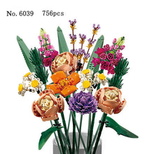 Load image into Gallery viewer, Girl Toy Gift Building Block Bouquet Model Brick Valentine's Day Romantic Flower Home Bonsai Decoration DIY Building Block Toy