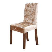Load image into Gallery viewer, Cheap Velvet Dining Chair Cover Elastic Stretch Chair Slipcover