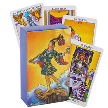 Load image into Gallery viewer, Golden Art Nouveau Tarot Board Game Toys Oracle Divination Prophet Prophecy Card Poker Gift Prediction Oracle
