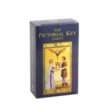 Load image into Gallery viewer, Golden Art Nouveau Tarot Board Game Toys Oracle Divination Prophet Prophecy Card Poker Gift Prediction Oracle