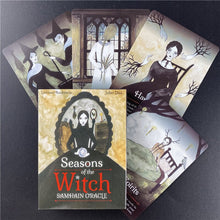Load image into Gallery viewer, Golden Art Nouveau Tarot Tarot Cards Board Game Cards English Divination Tarot Holiday Family Gift Party Playing Card